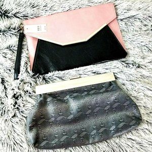 Clutch Evening Bag Lot of 2  New York & Company Handbag Purse Dressy Party Gift